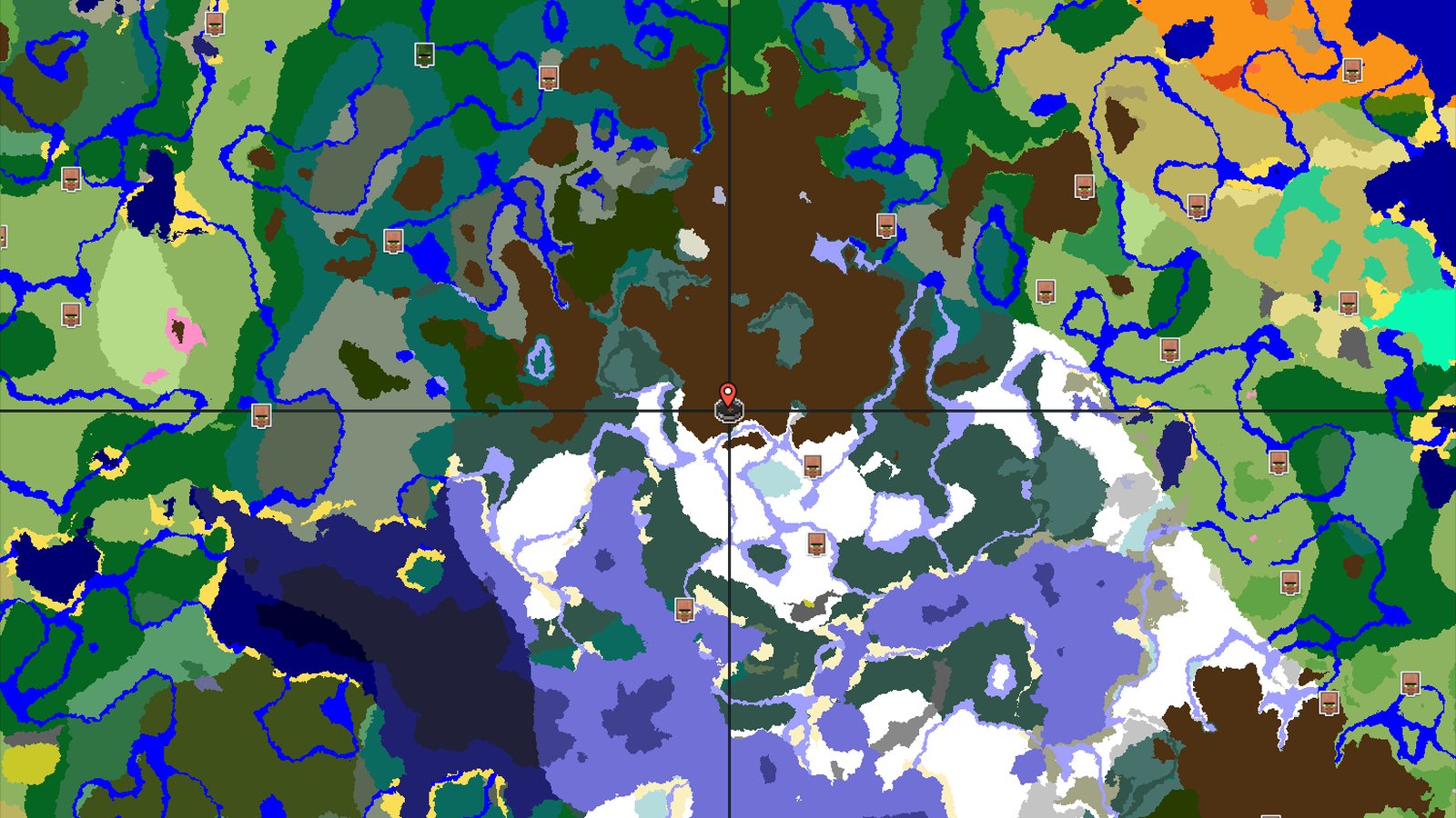 Ancient City Under Snowy Mountains — Minecraft seed preview