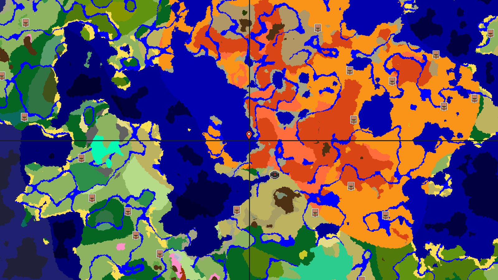 Pillager Outpost Near Eroded Badlands — Minecraft seed preview