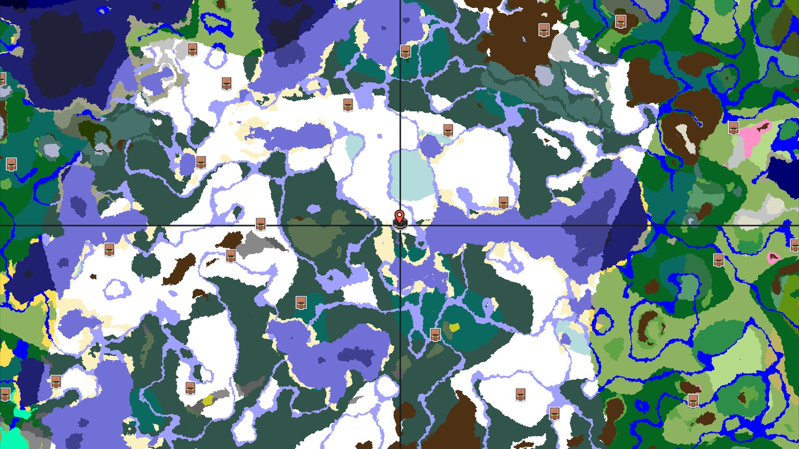 Ice Spikes Near Spawn in a Winter Wonderland — Minecraft seed preview