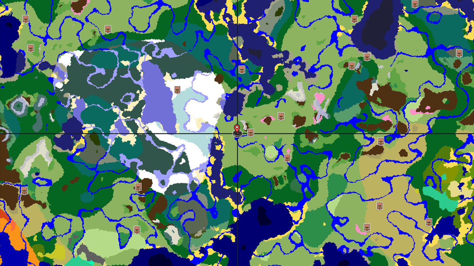 Spawn Near Ancient City and Ice Spikes — Minecraft seed preview