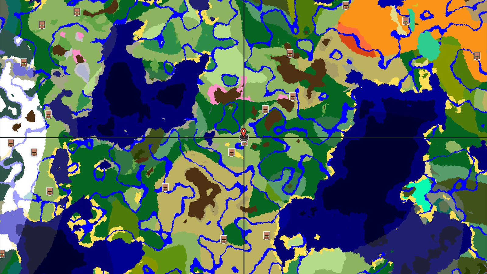 Plains Spawn with a Nearby Village and Ancient City — Minecraft seed preview