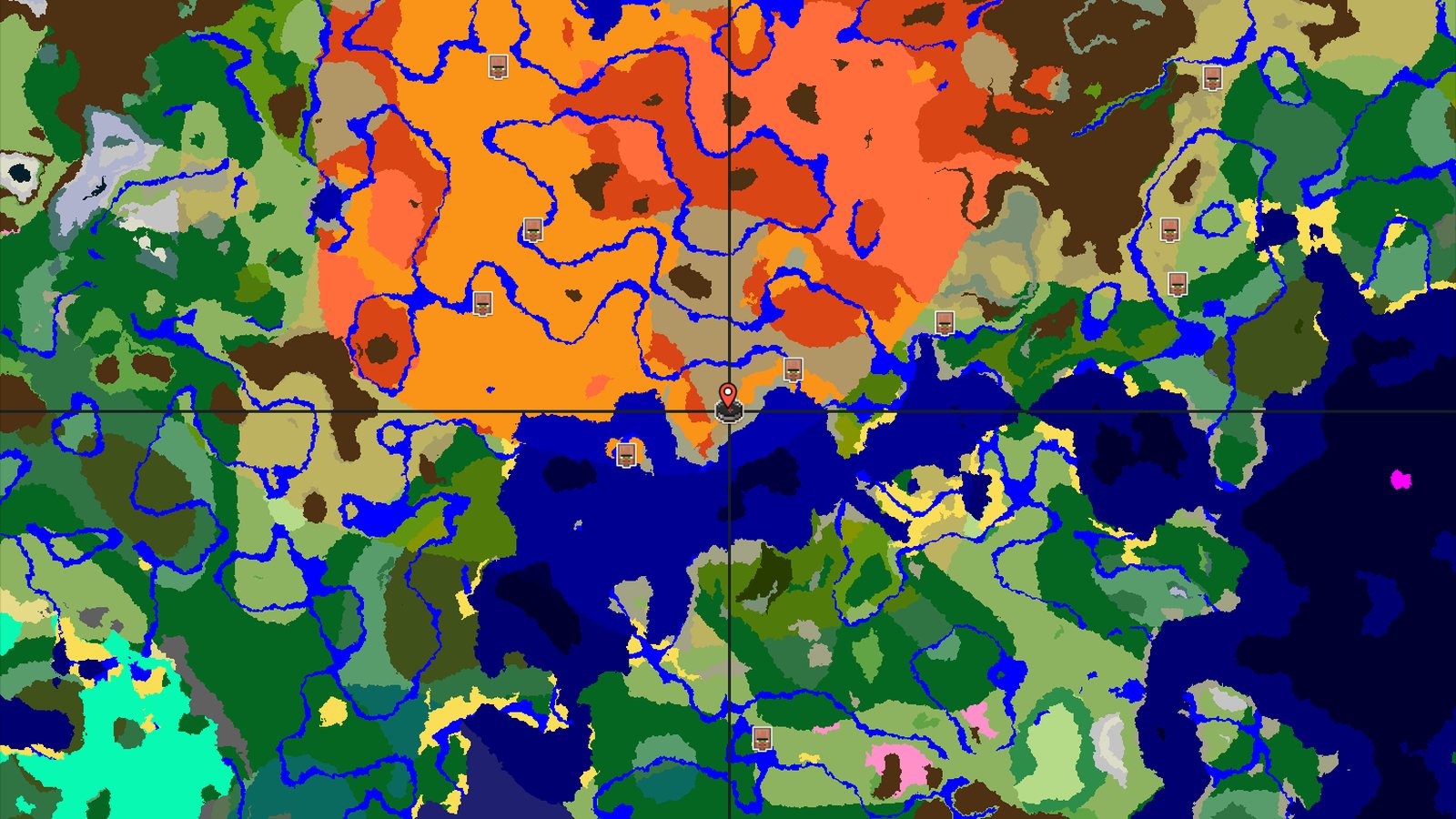 Wooded Badlands Spawn with Close Jungle Temples — Minecraft seed preview