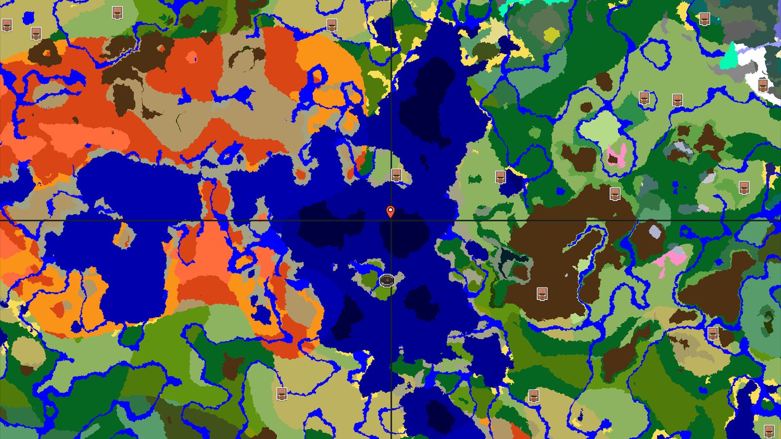 A Jungle Spawn with Underground Treasures Nearby — Minecraft seed preview