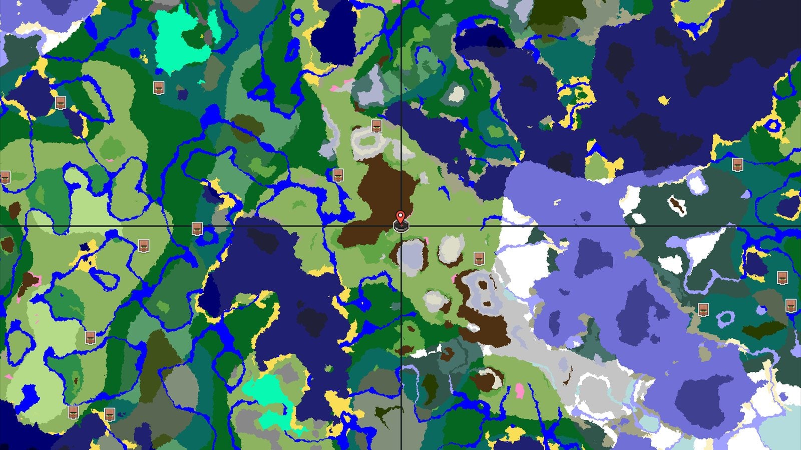 Spawn in Plains, Ancient City and Peaks Nearby — Minecraft seed preview