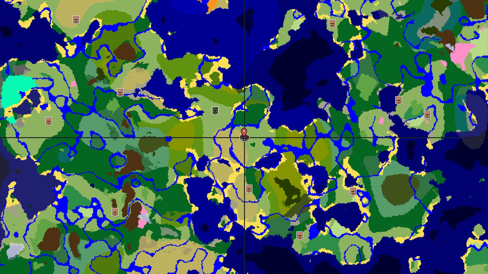 Savanna Spawn with an Abandoned Village Nearby — Minecraft seed preview
