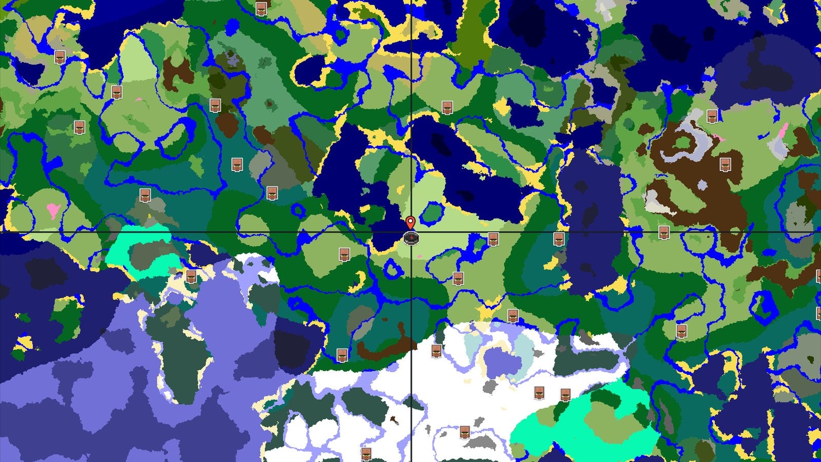 Cherry Grove Near Spawn with Accessible Loot — Minecraft seed preview