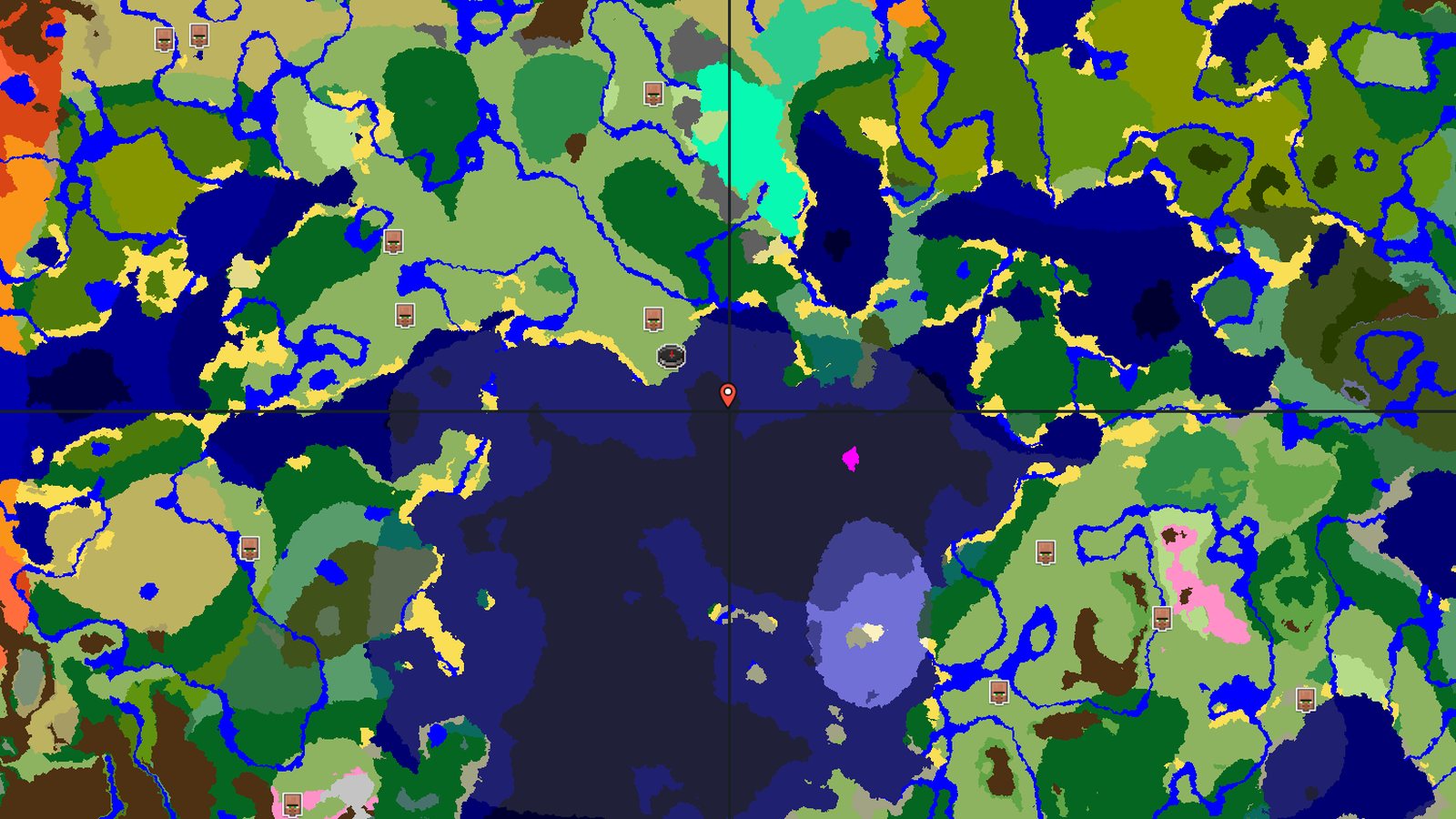 Spawn Near Mineshaft Village and Trial Chambers — Minecraft seed preview