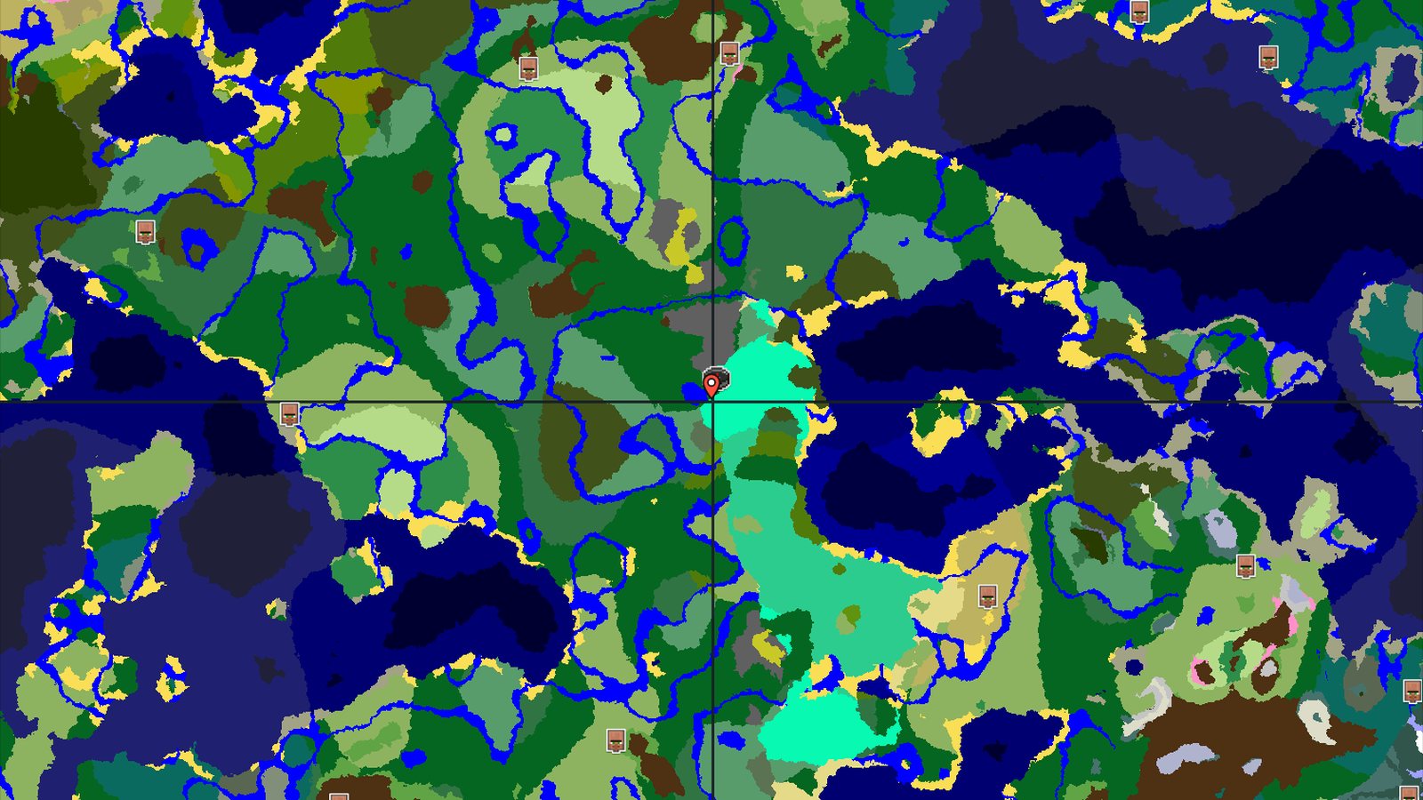 Mangrove Swamp 244 Blocks From a Forest Spawn — Minecraft seed preview