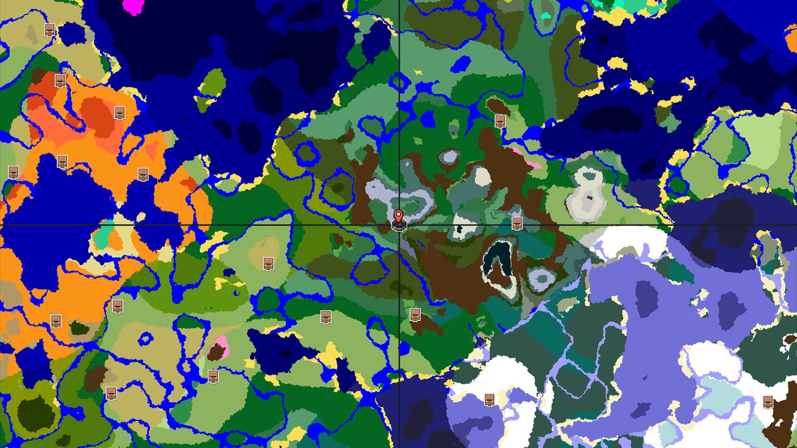 Ancient City Under Frozen Peaks Near Spawn — Minecraft seed preview