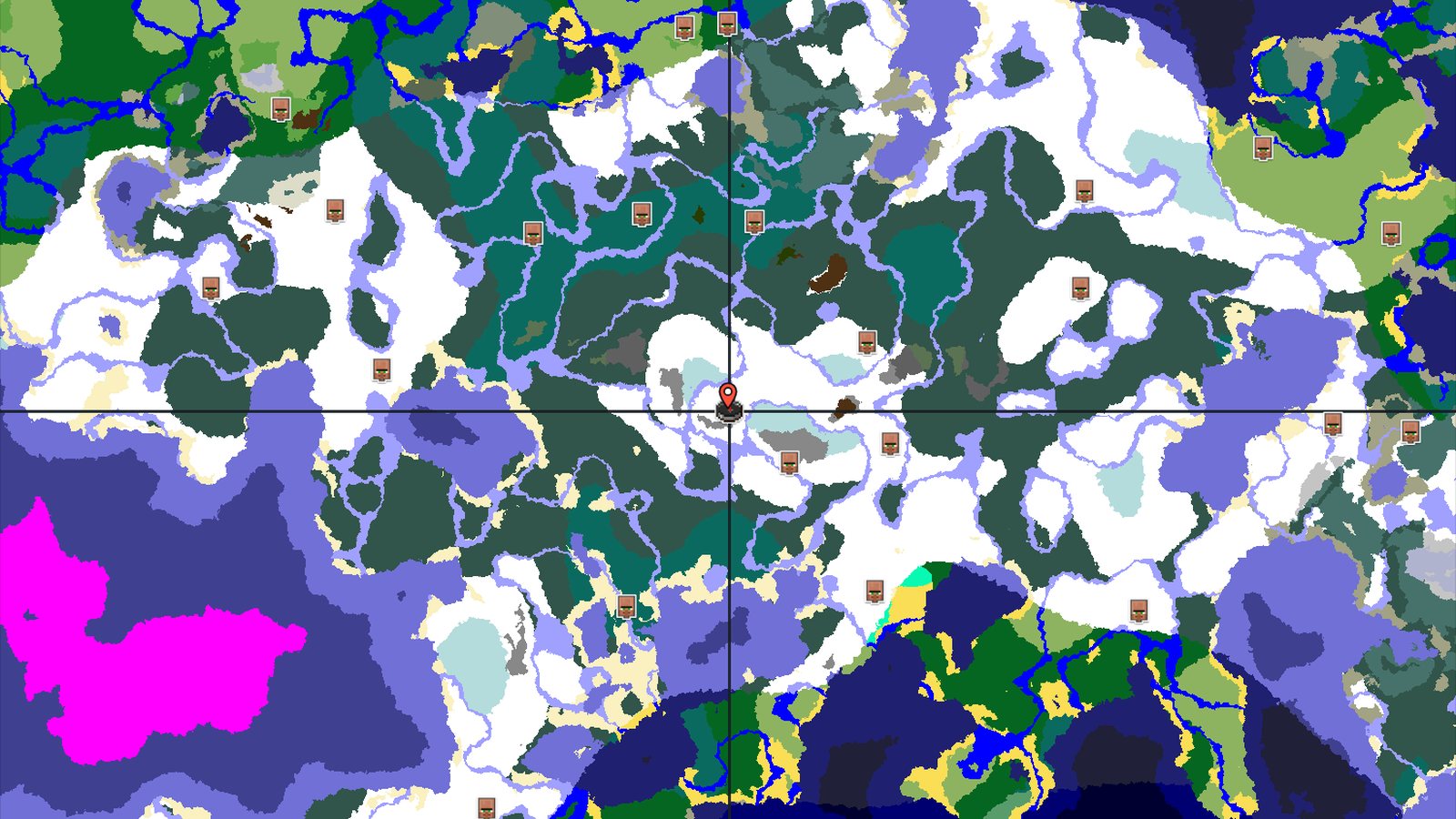Ice Spikes with Nearby Trial Chambers — Minecraft seed preview