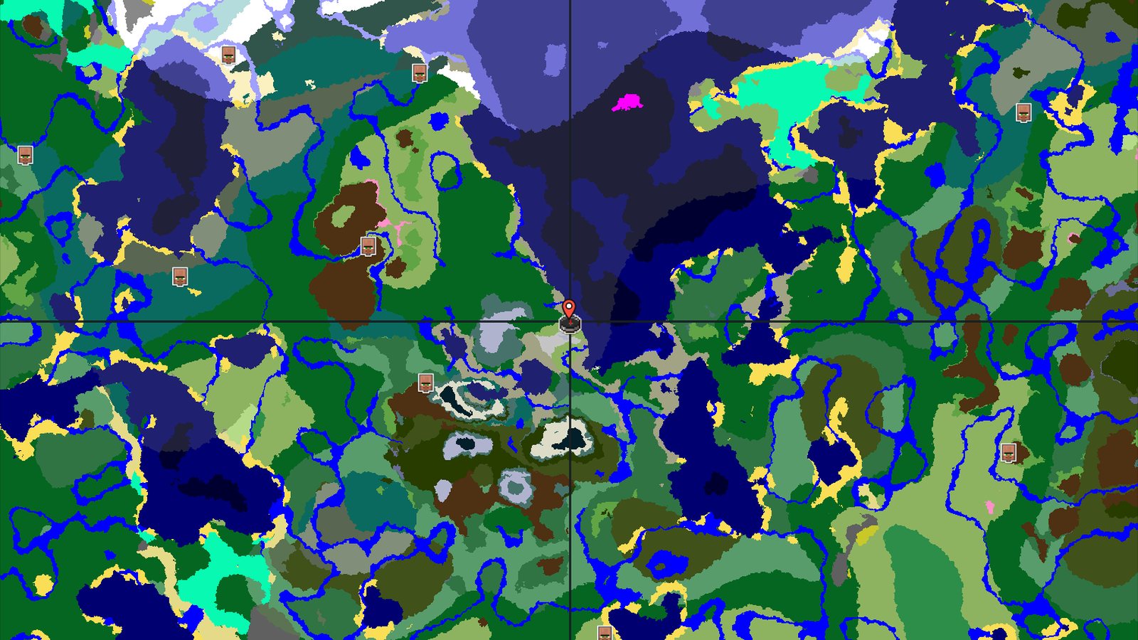 A Mountainous Start with Nearby Mineshaft and Ocean — Minecraft seed preview