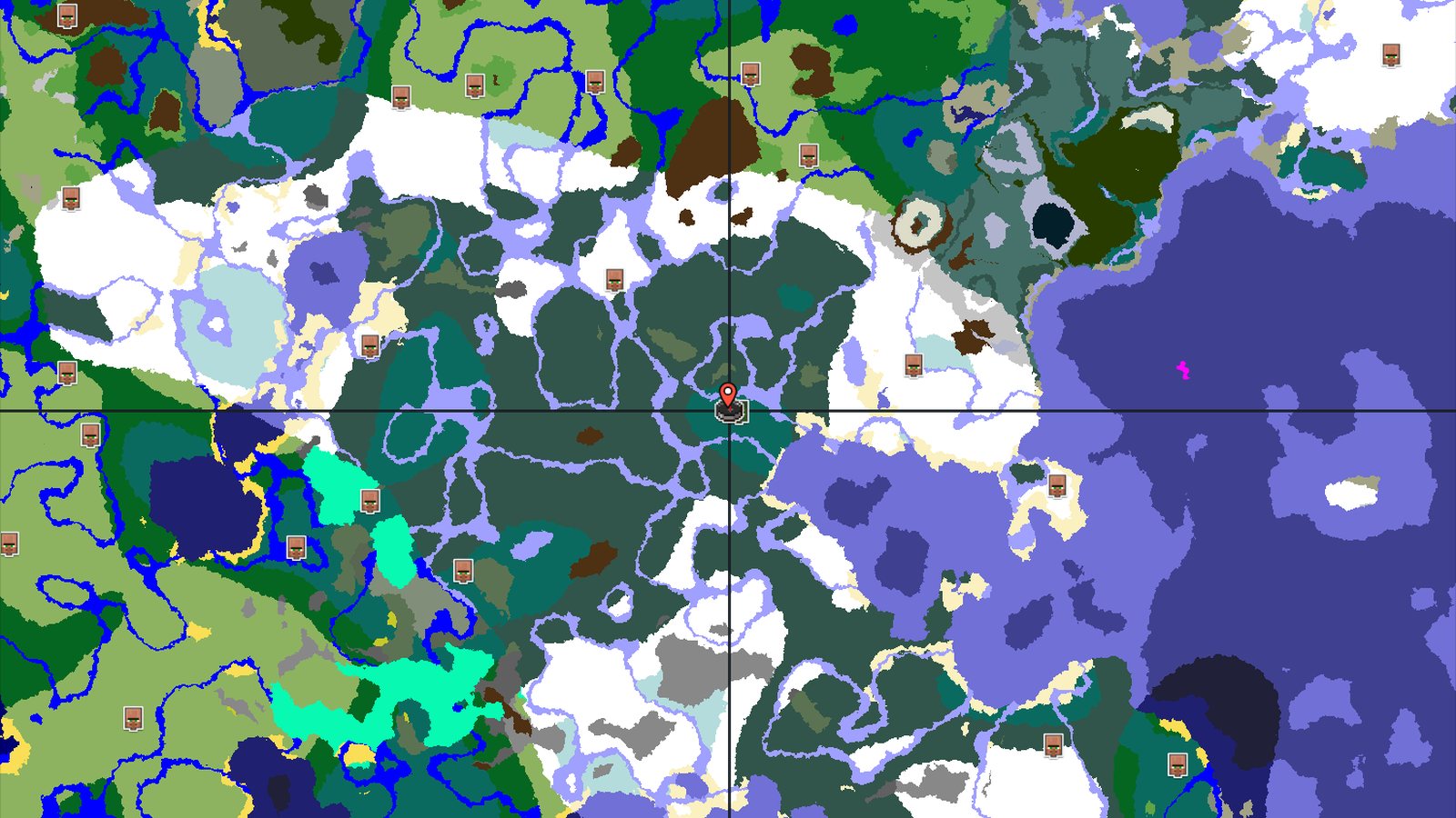 Spawn in Taiga, Near Abandoned Village and Lush Caves — Minecraft seed preview