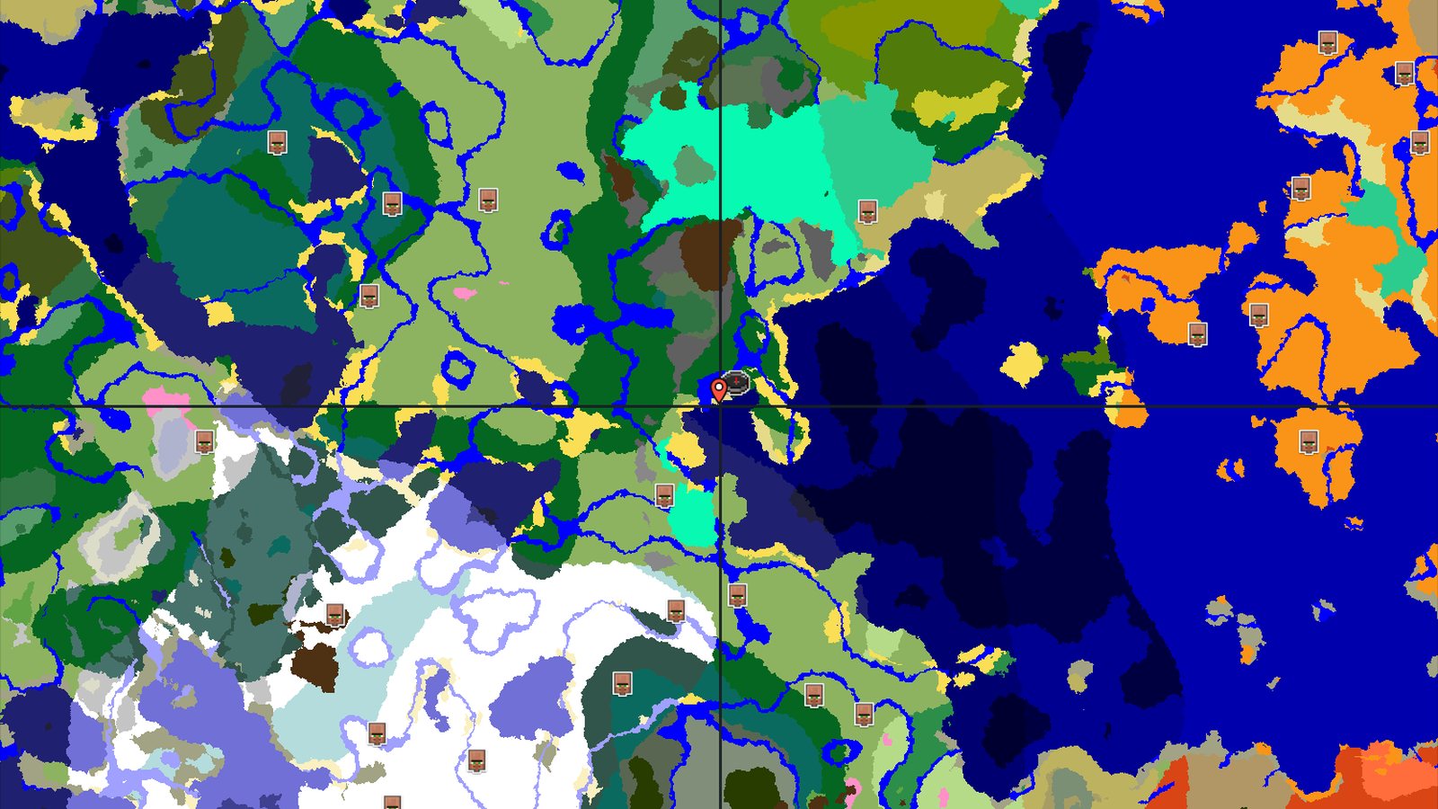 Spawn in a Forest with Close Ocean Ruin — Minecraft seed preview