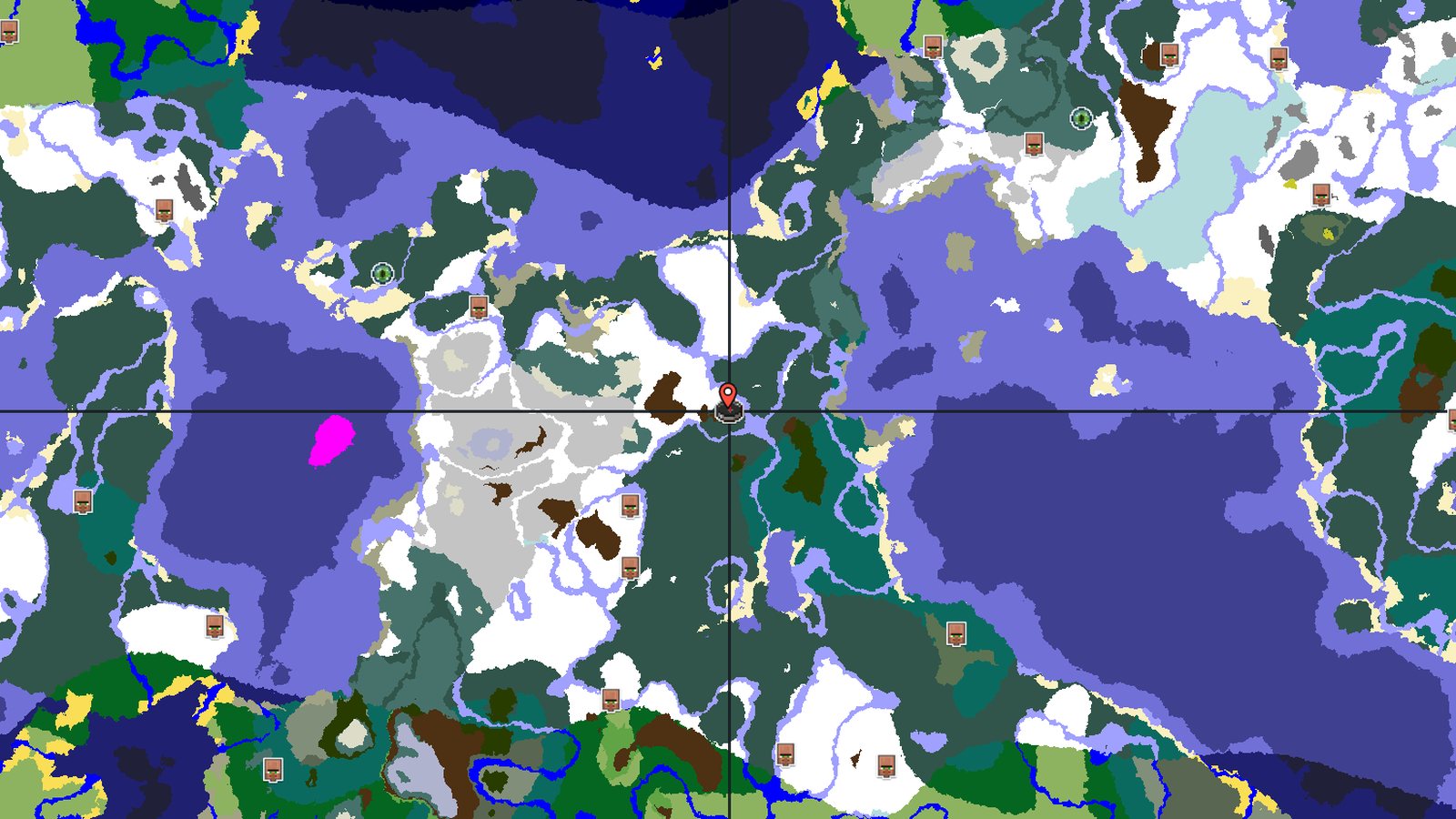 Frosty Peaks and Ancient Secrets Near Spawn — Minecraft seed preview