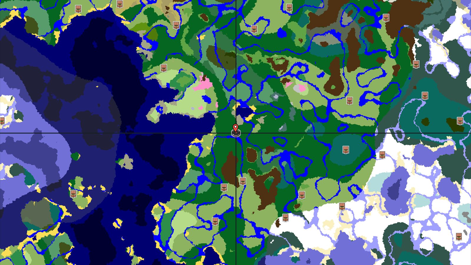 Forest Spawn with Nearby Trial Chambers — Minecraft seed preview