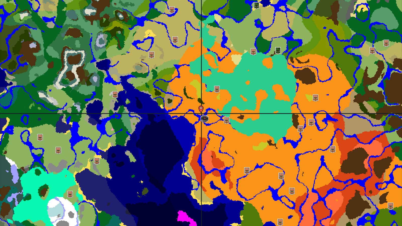 Desert Spawn with Mangrove Swamps and Badlands Nearby — Minecraft seed preview