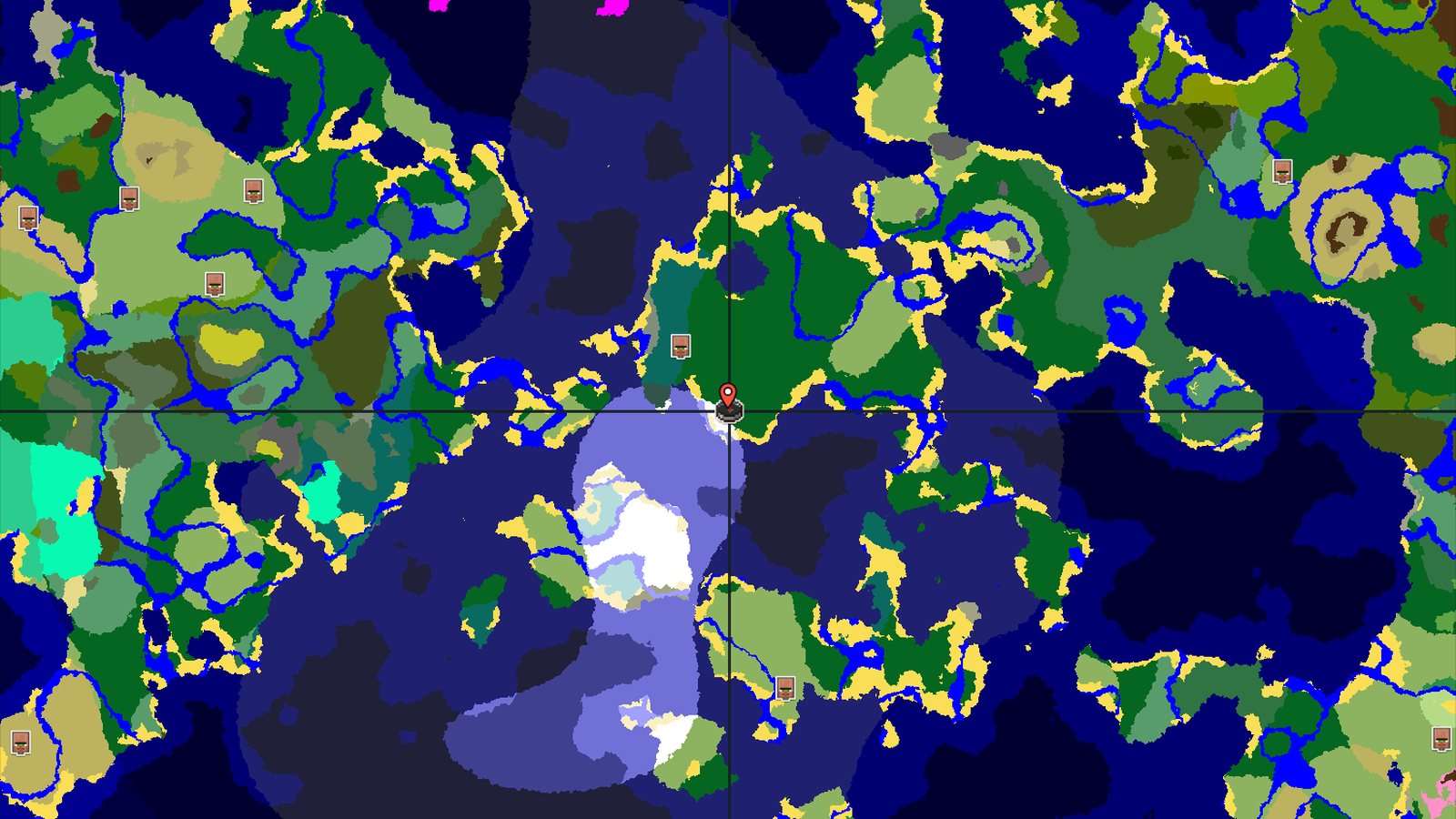 Forest Spawn with Nearby Cold Biomes and Trial Chambers — Minecraft seed preview