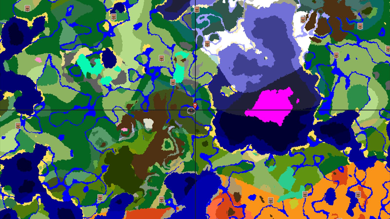 A Dark Forest Start with Nearby Ancient City and Peaks — Minecraft seed preview