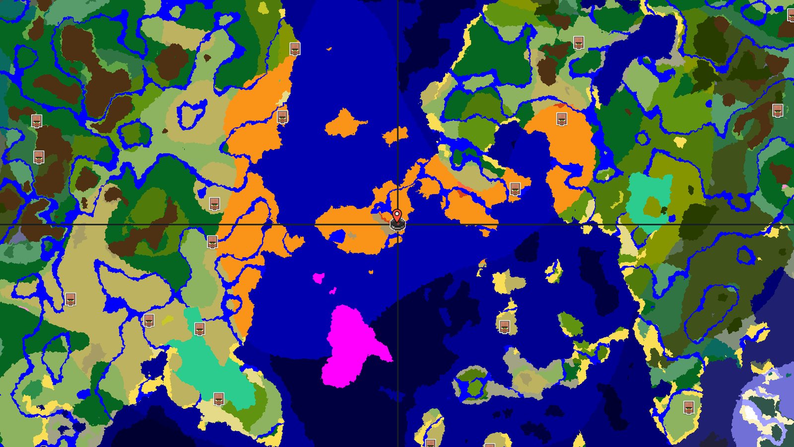 Desert Island with Badlands and a Shipwreck — Minecraft seed preview