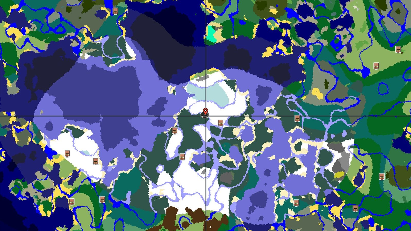 Ice Spikes Near Spawn in a Snowy Landscape — Minecraft seed preview