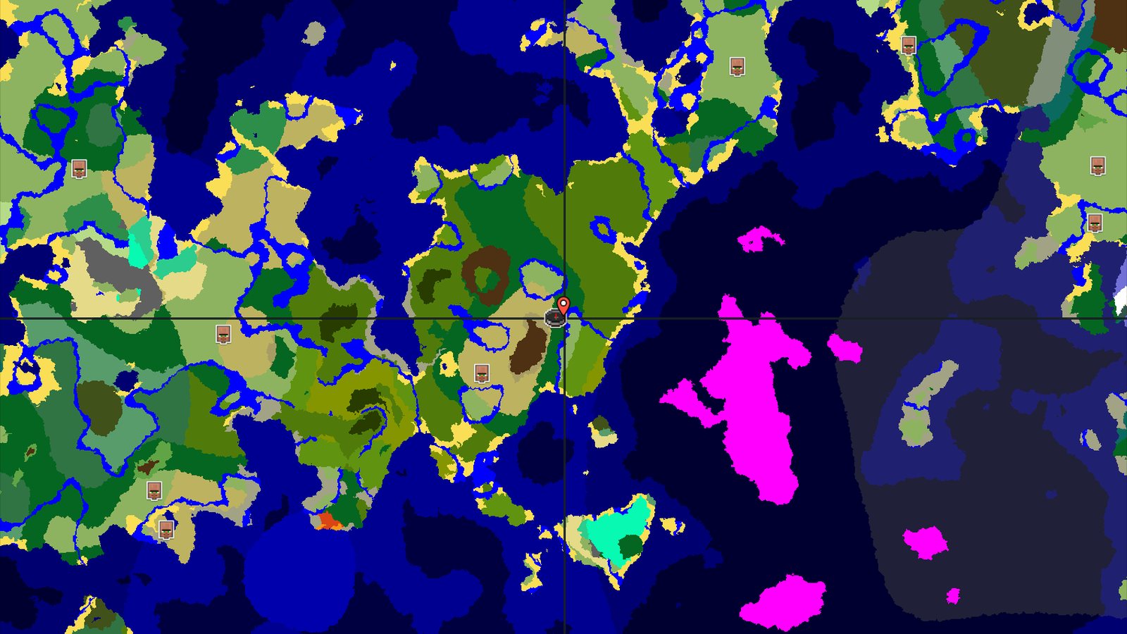 Spawn in a Forest with a Jungle Temple Nearby — Minecraft seed preview