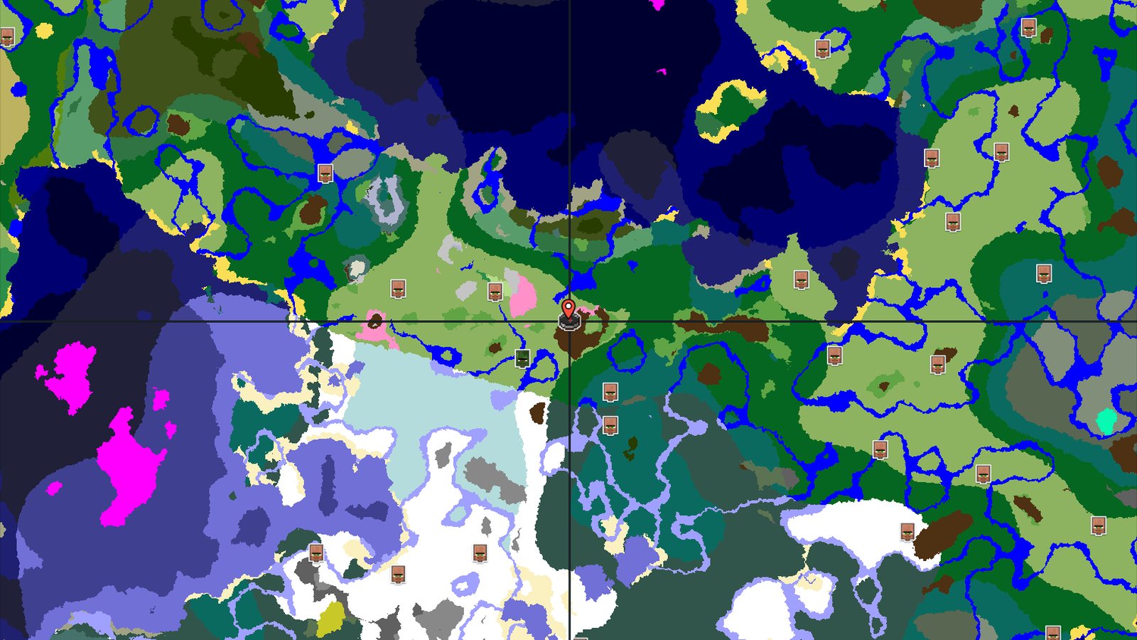 Spawn Near a Cherry Grove and Abandoned Village — Minecraft seed preview