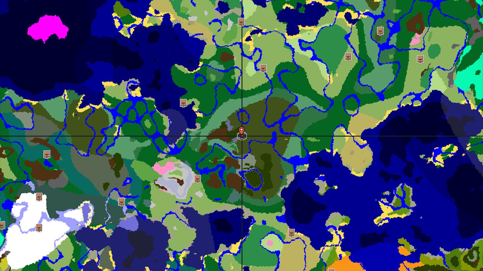 Dark Forest Spawn with Nearby Rare Pale Garden — Minecraft seed preview