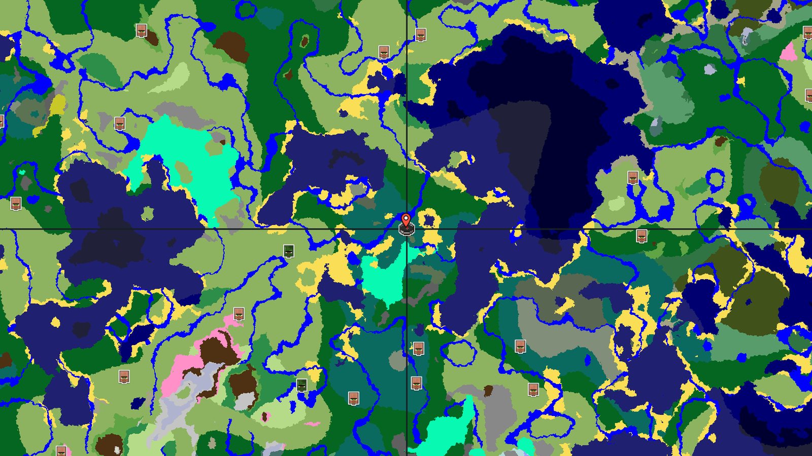 Windswept Forest With an Abandoned Village — Minecraft seed preview