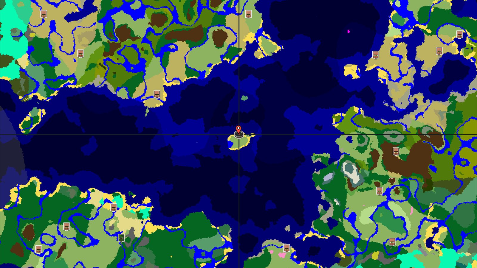 Island Start, Ocean Exploration with Nearby Trials — Minecraft seed preview