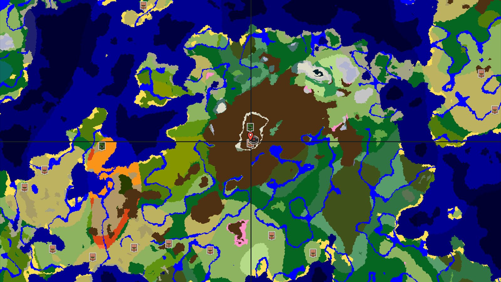 A Lush Mountainous Seed With A Village And Ancient City — Minecraft seed preview