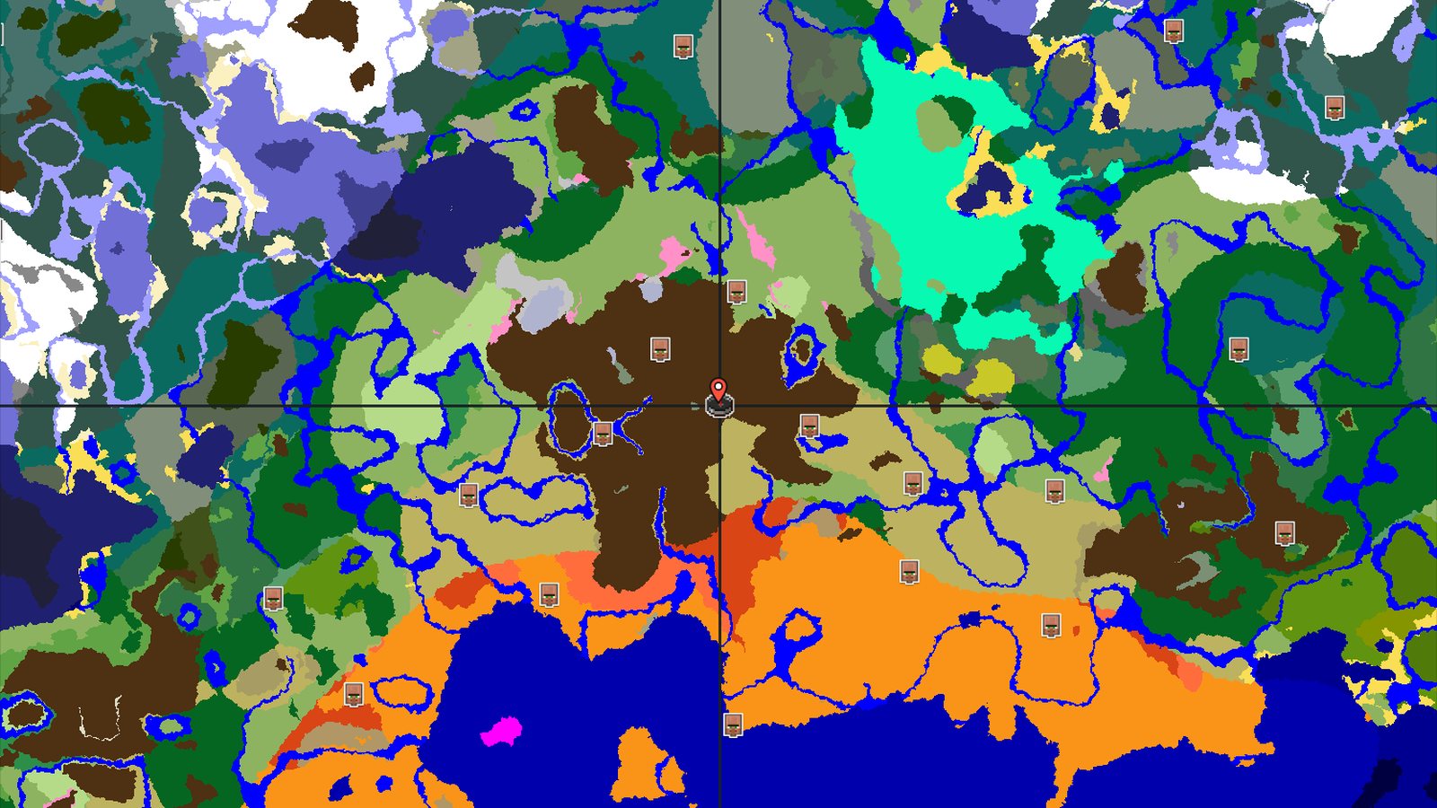 A Savanna Start with Nearby Peaks and Chambers — Minecraft seed preview