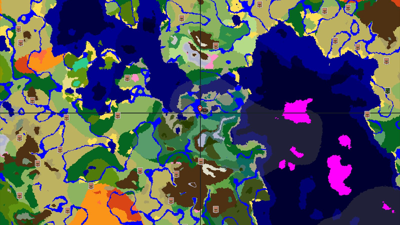 A Taiga Start with Nearby Peaks and Mineshaft — Minecraft seed preview