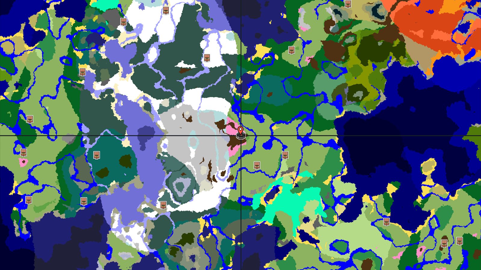 Cherry Grove at Spawn, with Nearby Ancient City and Snow — Minecraft seed preview