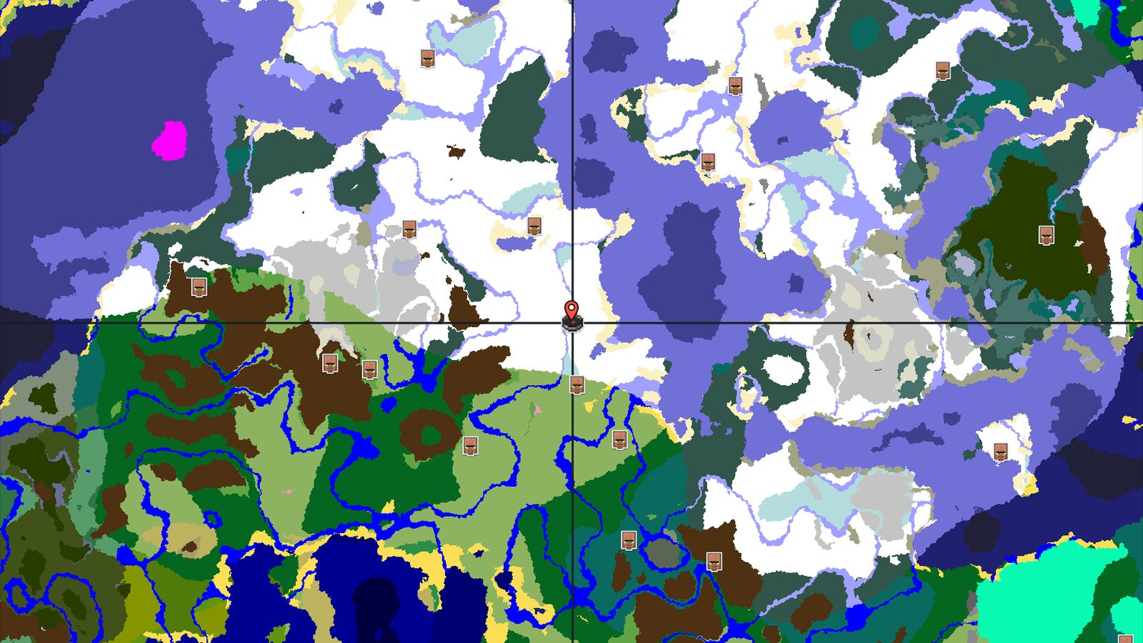 Ice Spikes Near Spawn in a Snowy Landscape — Minecraft seed preview