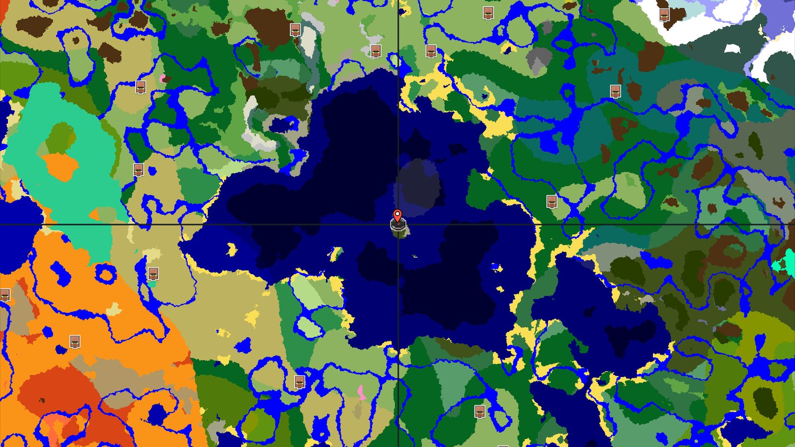 Spawn in a Dark Forest next to a Woodland Mansion — Minecraft seed preview
