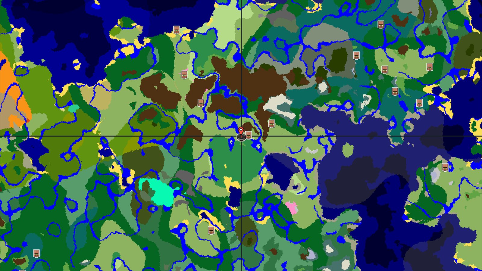 A Valley of Plains, Flowers, and Nearby Mineshaft — Minecraft seed preview