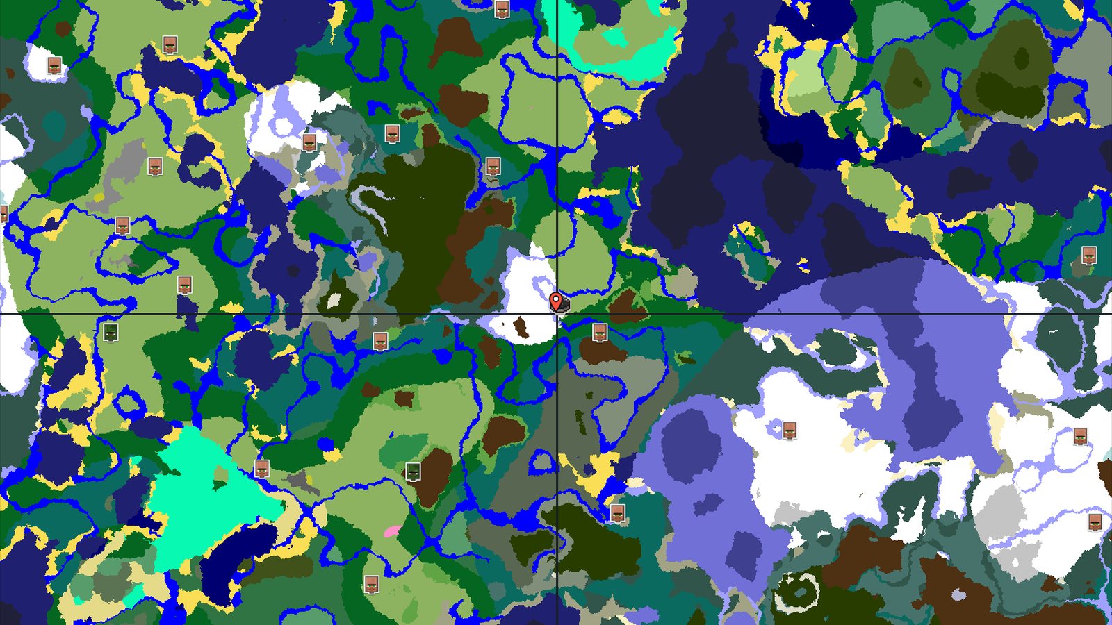 Snowy Plains with Nearby Ancient City — Minecraft seed preview