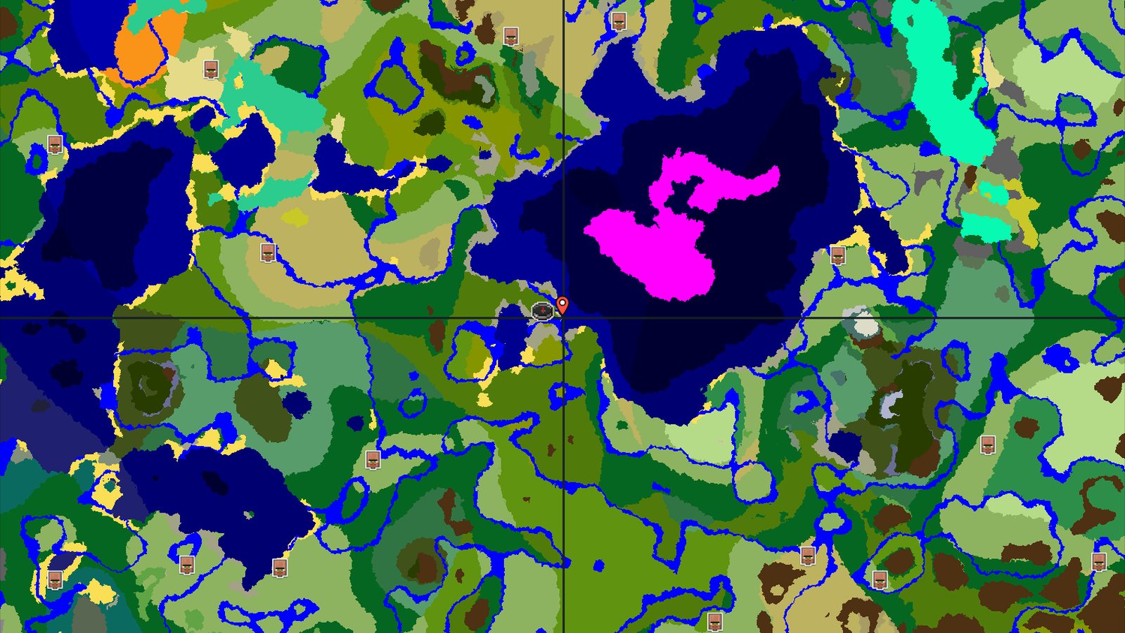 Spawn in Jungle, Mushroom Fields Nearby — Minecraft seed preview