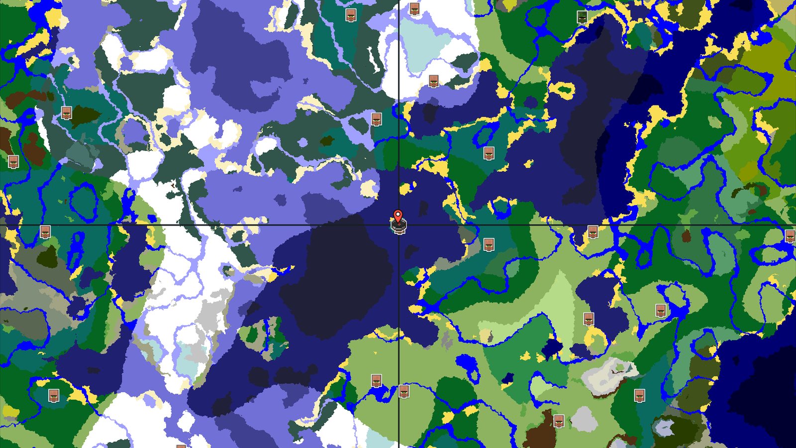 Taiga Spawn with a Nearby Village and Trial Chambers — Minecraft seed preview