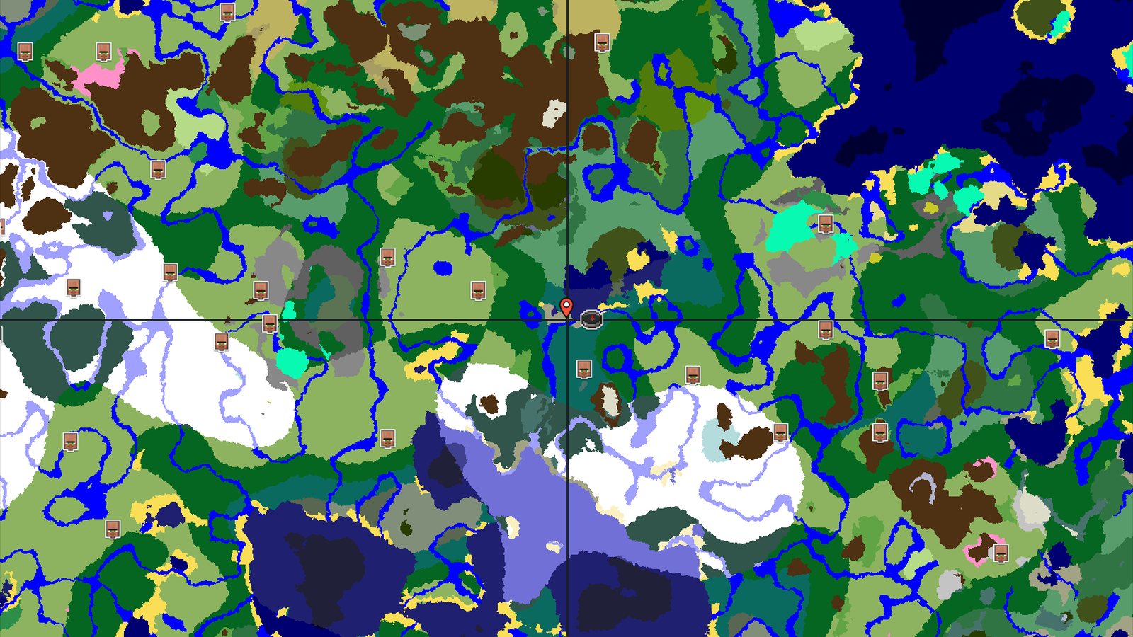 Taiga Spawn with Nearby Trail Ruins and Village — Minecraft seed preview