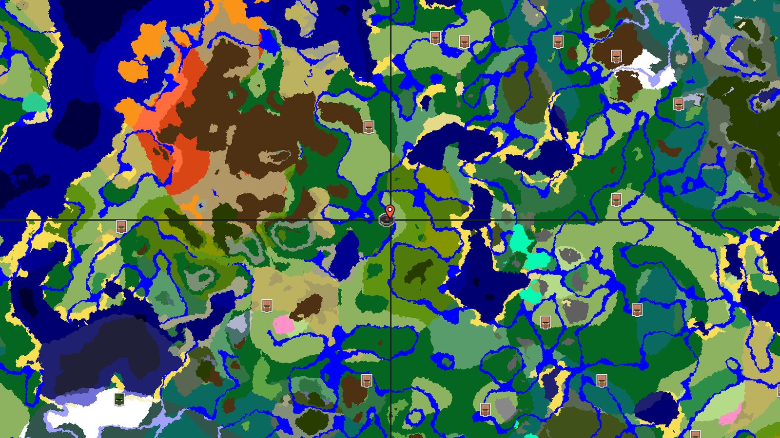 Forest Valley with Jungles — Minecraft seed preview