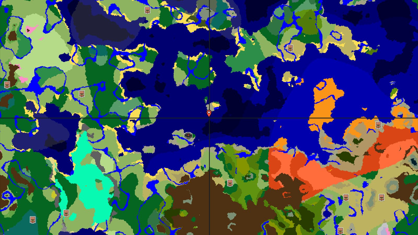 Forest Island Spawn with a Nearby Trial Chambers — Minecraft seed preview