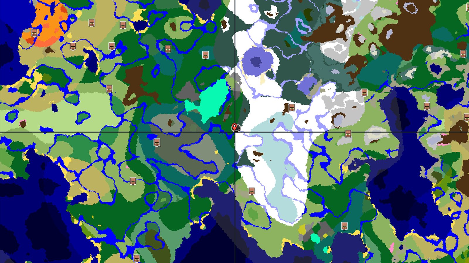 Ice Spikes Near Spawn in a Taiga World — Minecraft seed preview