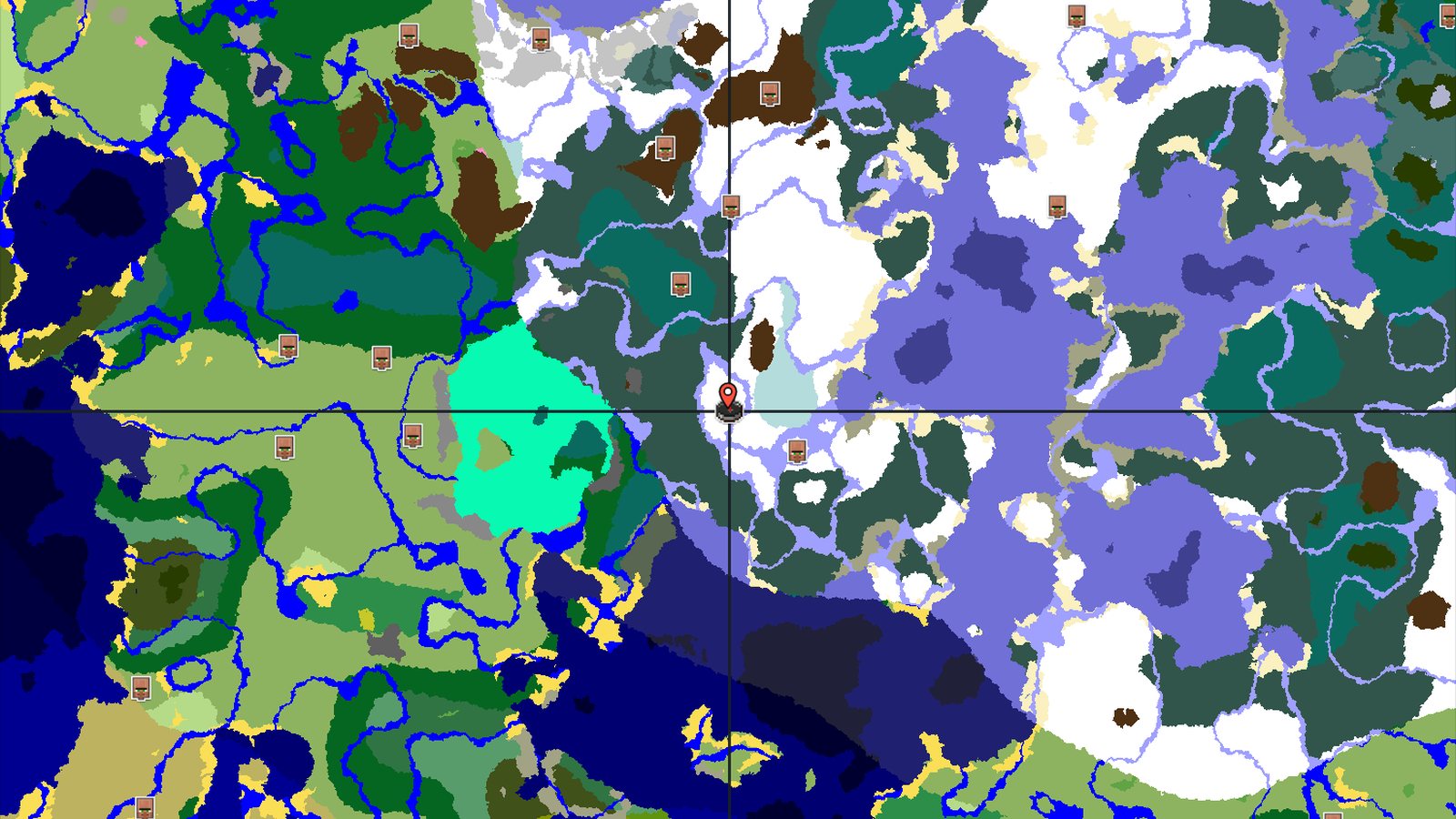 Ice Spikes Near Spawn in a Winter Wonderland — Minecraft seed preview