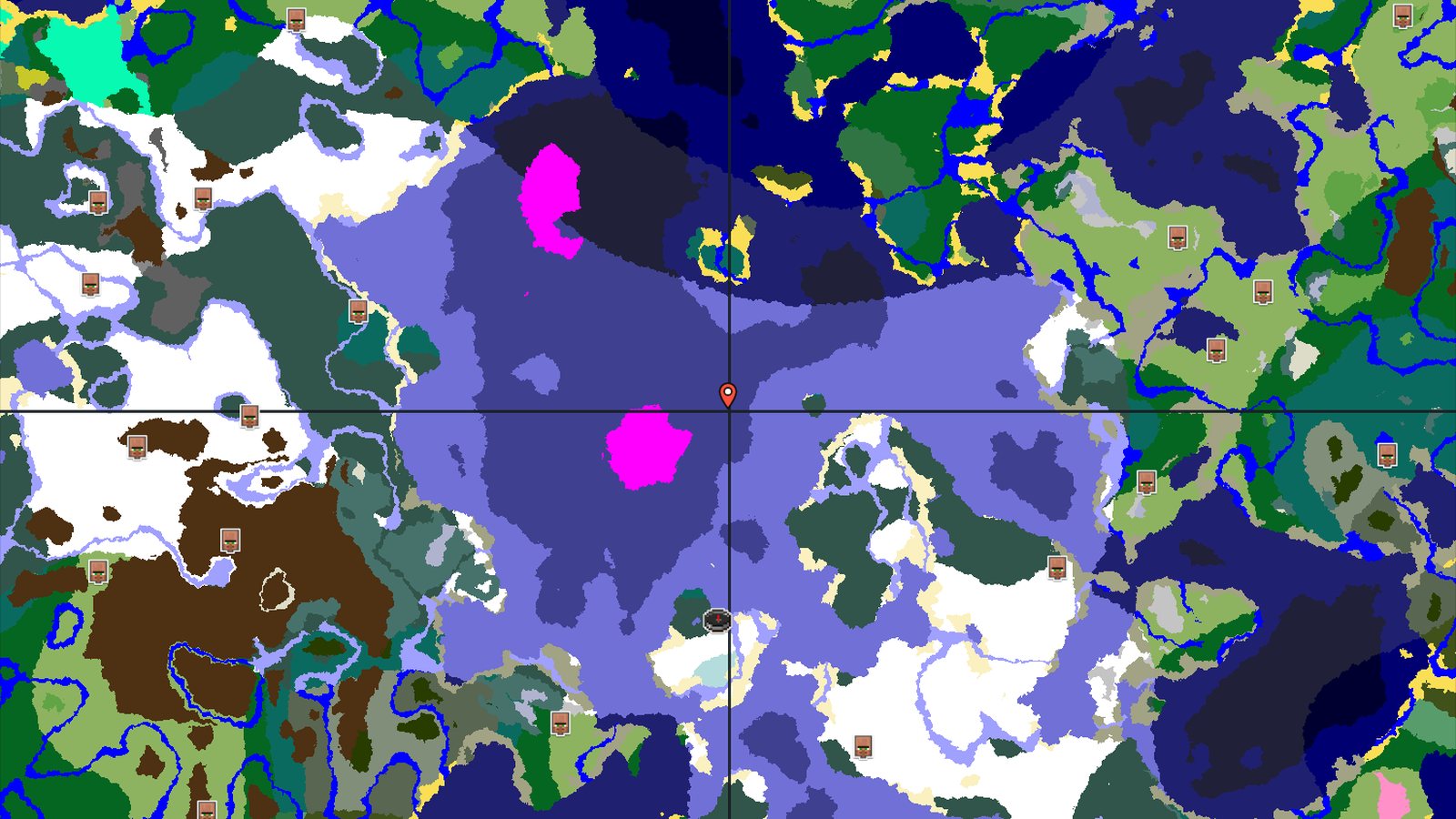Island Hopping to Mushrooms and Ice Spikes — Minecraft seed preview
