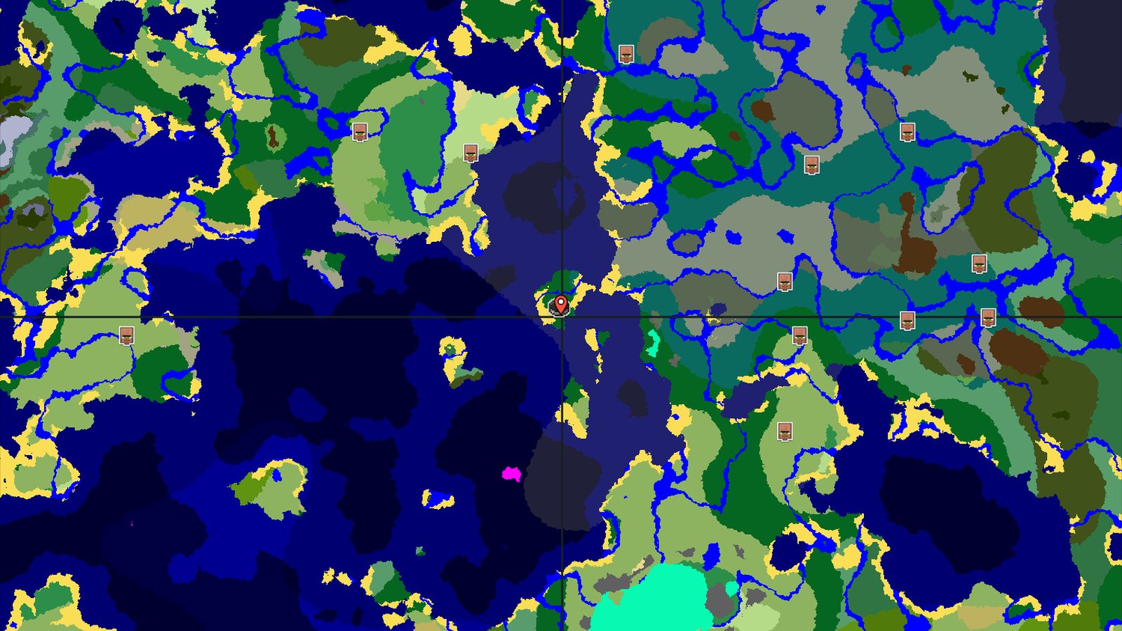 Spawn on a Forest Island with an Ocean Ruin Nearby — Minecraft seed preview