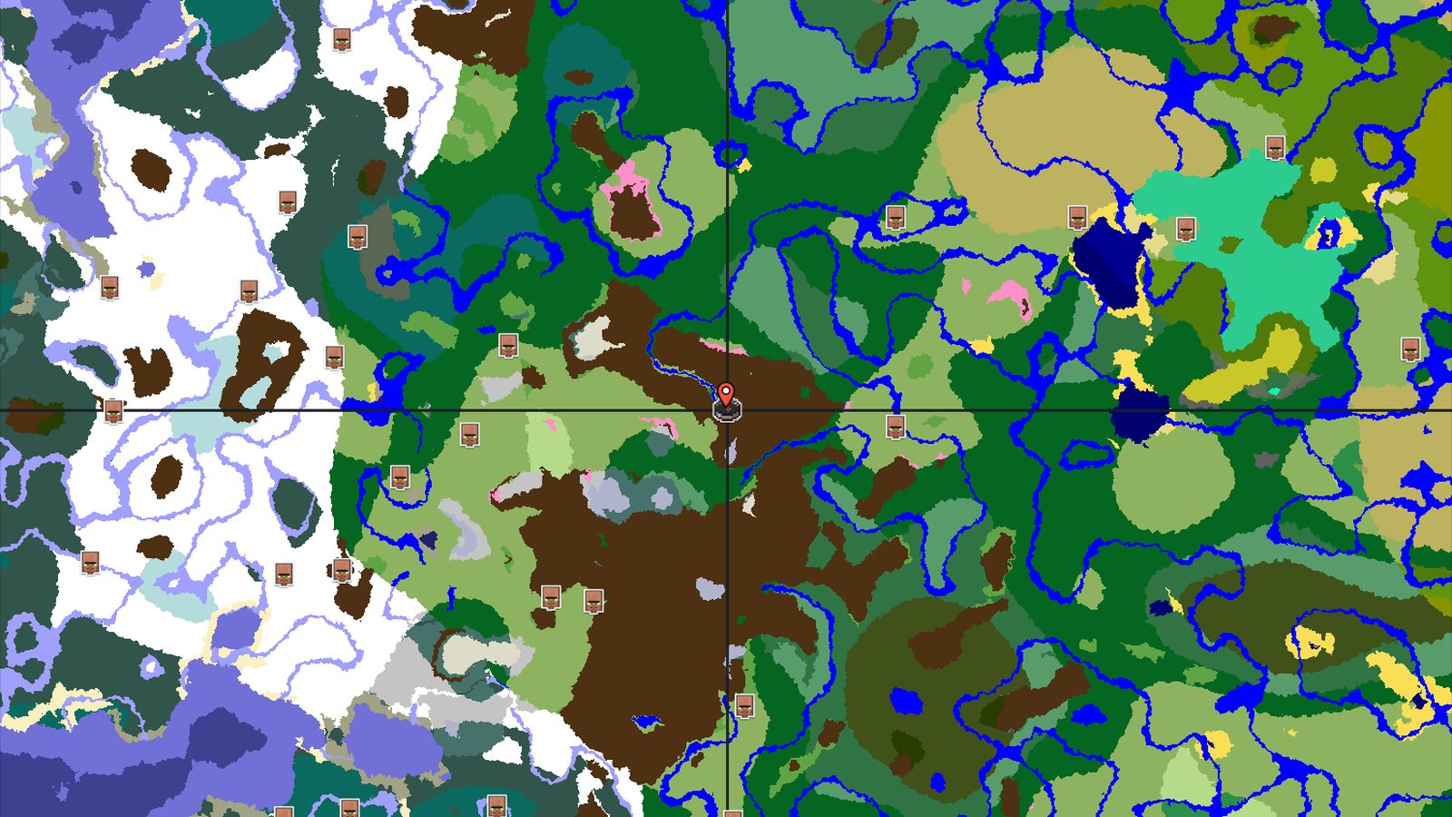 Cherry Grove Spawn with Nearby Peaks and Ancient City — Minecraft seed preview
