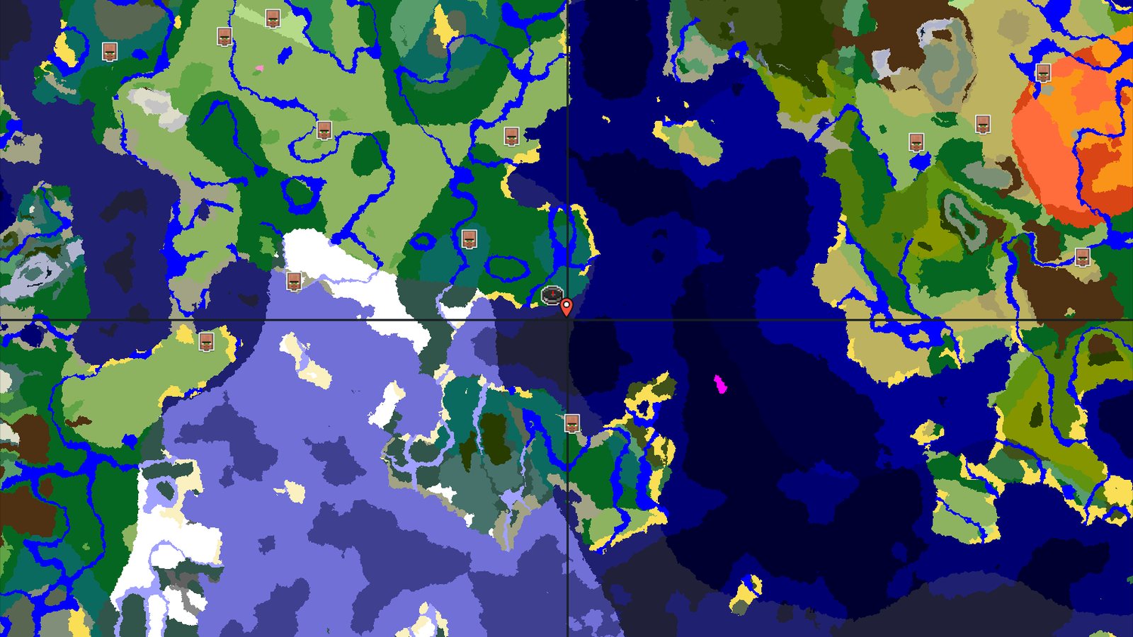 Trial Chambers and Ocean Monument Near Spawn — Minecraft seed preview
