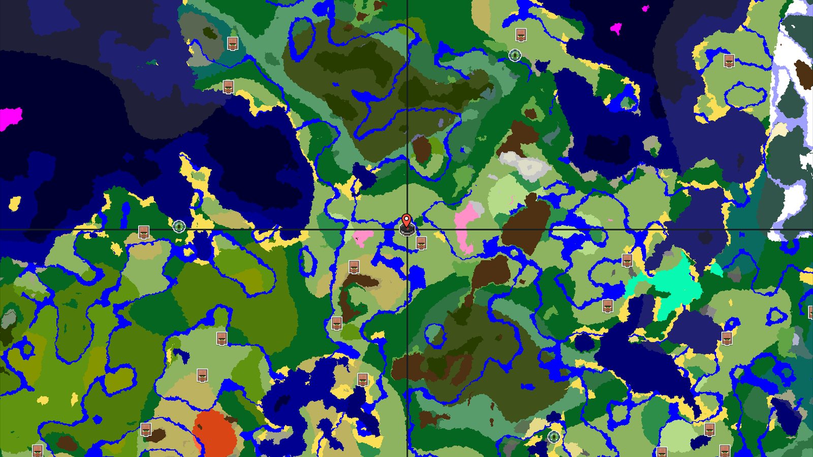 Plains Spawn With Nearby Cherry Grove Hills — Minecraft seed preview