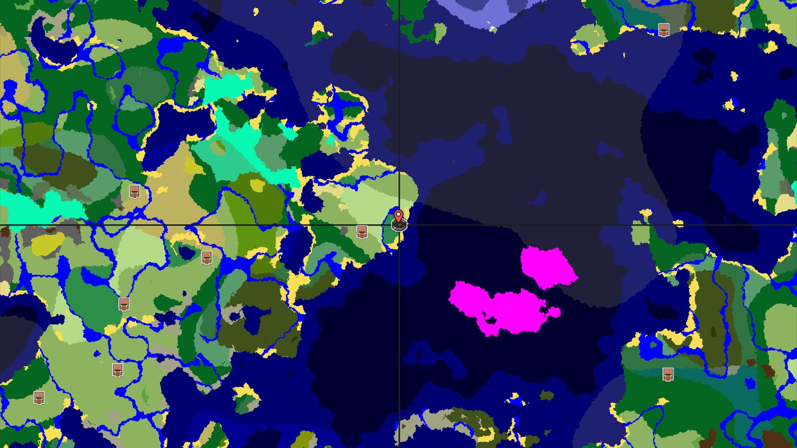 Flower Forest Spawn with Nearby Trial Chambers — Minecraft seed preview